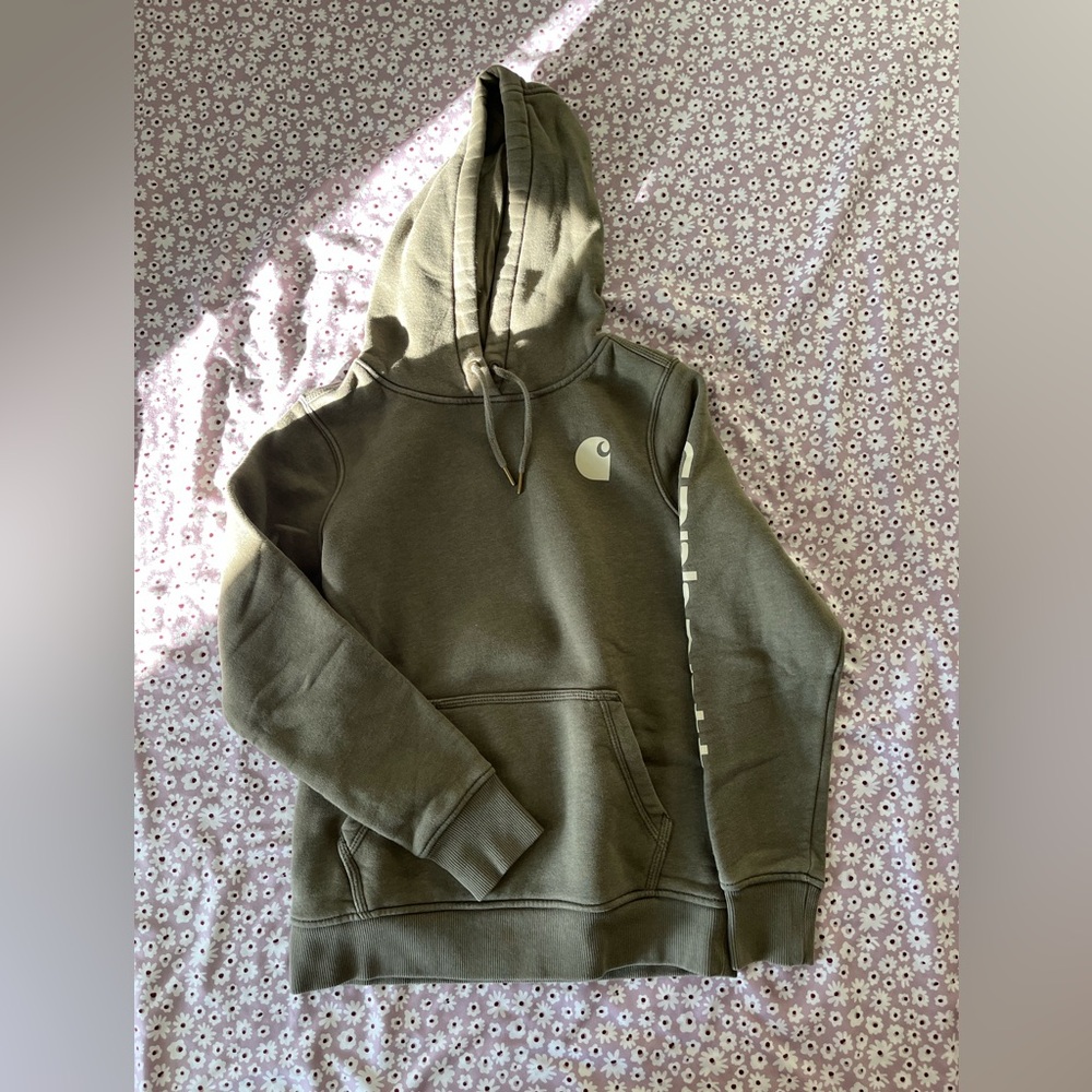 Green Carhartt Relaxed Fit Hoodie